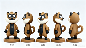 ฟิกเกอร์เรซิ่น PVC แบบกำหนดเองจากงานศิลปะ 3 มิติ ตัวมาสคอต ของขวัญส่งเสริมการขายส่วนบุคคล ตัวละครบริษัท ของสะสม - Product Image 3