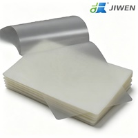 JIWEN Film de plastification A4 PET/EVA brillant/mat de haute qualité, 50-350 microns, haute transparence, pochettes de plastification thermique souples