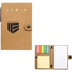 Promotional Eco-friendly Kraft Paper Memo <b>Notepad</b> Sticky Notes Logo Wholesale Creative Reusable Sticky Note Set - Product Image 2