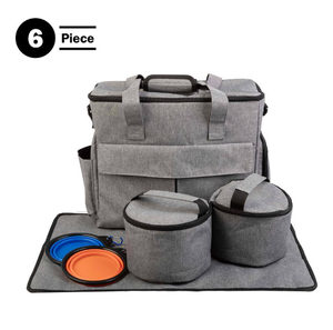 Week-end <span class=keywords><strong>chien</strong></span> nourriture voyage organisateur sac avec fermeture à glissière <span class=keywords><strong>chien</strong></span> et chat voyage ensemble pour le rangement du <span class=keywords><strong>coffre</strong></span> - Product Image 2