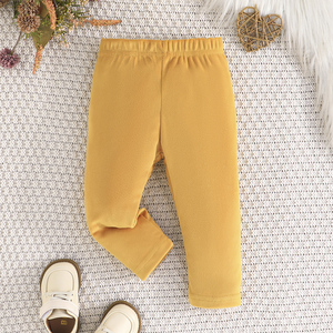 Pantalones Casuales de Invierno para Niñas, Ropa de Punto Gruesa y Afelpada en Combinación Multicolor, Ropa Cálida para Bebés - Product Image 3