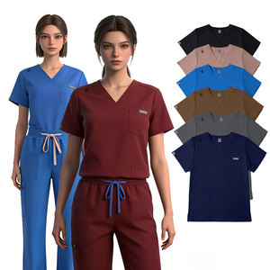 Conjunto de Uniforme de Enfermera Premium y Duradero, Diseño Multibolsillos para Herramientas Médicas, Opciones de Talla y Color Personalizadas para Hospitales y Residencias de Ancianos - Product Image 1