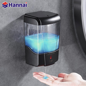 Hannai Fully Automatic Smart Soap Dispenser Hand Sanitizer Machine Sensor Activated Mobile <b>Phone</b> <b>Controlled</b> Portable Battery - Product Image 3