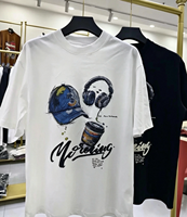 Fabricants de vêtements, t-shirt personnalisé pour homme, t-shirt graphique imprimé DTG, t-shirt uni en coton lourd 100%, t-shirt surdimensionné