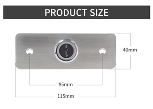 12V/24V Toegangscontrole Touchless Deur Release Infrarood Sensor Geen Touch <span class=keywords><strong>Exit</strong></span> Knop Schakelaar Deur Toegangscontrole Systeem - Product Image 6