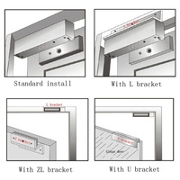Système de contrôle d'accès intelligent par clavier RFID avec mot de passe et système de verrouillage à pêne pour porte en verre avec cartes maîtresses