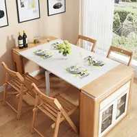 Multifunction Wooden Folding Dining Table, Modern Home
