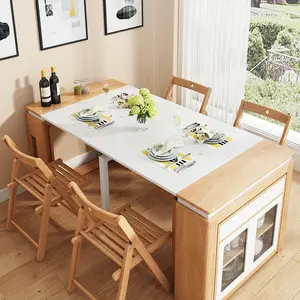 Wooden Folding Table Woodenwooden Modern Home Multifunction Wooden Folding Dining Table