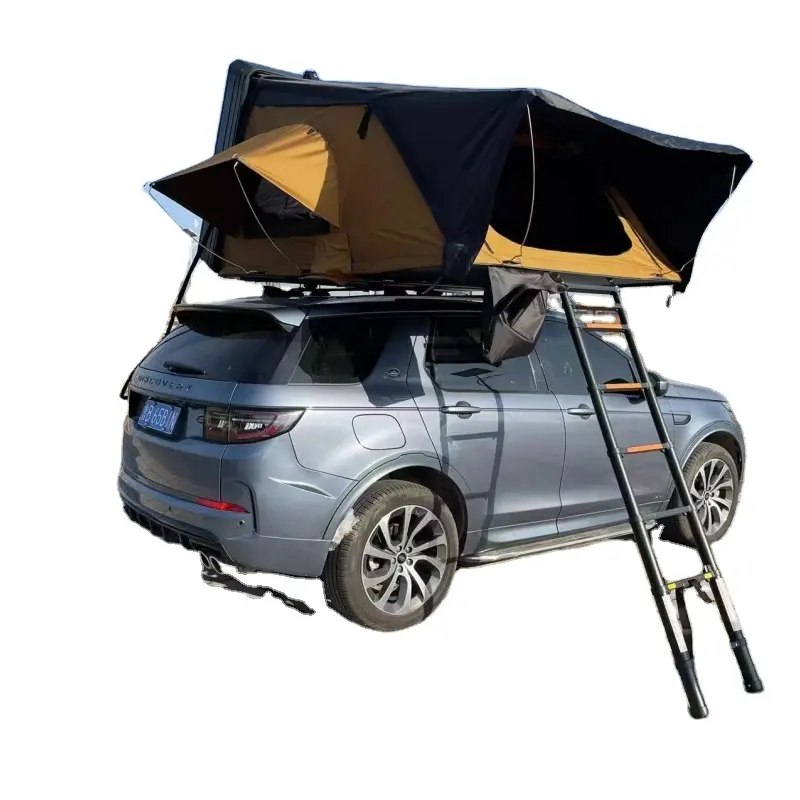 Tente de toit de voiture ouverte sur le côté premium DrunkenXp tente de toit 2-3 personnes coque en alliage d'aluminium camping tente de toit extérieure