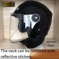Casque de moto bleu clair personnalisé en usine Peut également être 3/4 Casque de vélo et casques de moto Sécurité