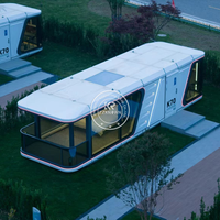 Hôtel Maisons Capsule Spatiale Vaisseau Spatial Préfabriqué Conteneur Moderne Capsule Spatiale Maison Capsule Spatiale Maison 2 Chambres