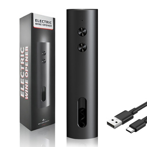 Cao cấp điện Mở chai rượu vang với lá cắt & sạc cơ sở hoạt động đơn giản - Product Image 1