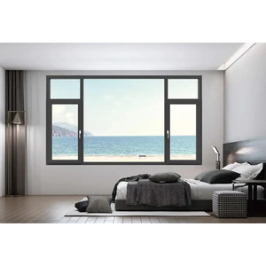 Finestre a Battente in Alluminio con Taglio Termico Standard Tedesco, Isolamento Termico, ad Alta Efficienza Energetica, con Apertura Interna per Villa - Product Image 1