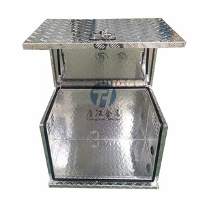 Nhôm Checker Tấm Top Mở Cửa Máy Phát Điện Công Cụ Lưu Trữ <span class=keywords><strong>Tool</strong></span> <span class=keywords><strong>Box</strong></span> Với Nhiệt Emssion Lỗ - Product Image 3