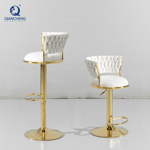 QIANCHENG 201 304 316 muebles <span class=keywords><strong>de</strong></span> acero inoxidable metal hogar restaurante Hotel giratorio Barra <span class=keywords><strong>de</strong></span> lujo silla alta <span class=keywords><strong>taburetes</strong></span> <span class=keywords><strong>y</strong></span> <span class=keywords><strong>mesas</strong></span> - Product Image 2