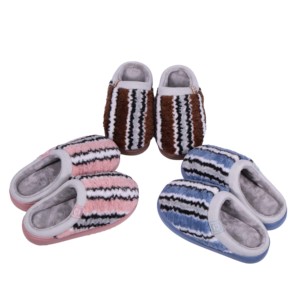 <span class=keywords><strong>Pantofole</strong></span> in peluche da <span class=keywords><strong>donna</strong></span> Paul Frank all'ingrosso, blu con stampa astratta, a punta chiusa, calde <span class=keywords><strong>invernali</strong></span>, da indossare in casa, con suola spessa - Product Image 6