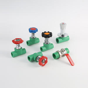 Articles les plus vendus Raccords PPR 20 25 32mm PPR <span class=keywords><strong>Douche</strong></span> Papillon Stop Check Globe Gate Ball Valve avec couleur verte - Product Image 1