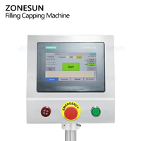 Machine de remplissage et de sertissage automatique de parfum à 4 têtes sous vide ZONESUN ZS-FAL180X