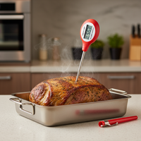 Thermomètre alimentaire numérique et contrôleur de température USB LCD personnalisable OEM/ODM, indice IP64, résolution 0,1°C