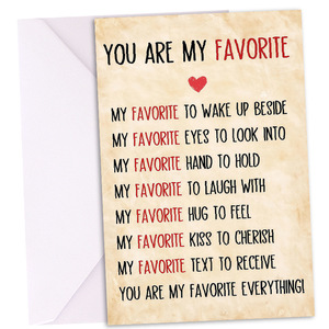 Tarjeta de San Valentín, Regalos y Decoraciones para el Día de San Valentín para Hombres y Mujeres, Tarjeta con Tema 'TU ERES <span class=keywords><strong>MI</strong></span> PERSONA MÁS QUERIDA' - Product Image 2