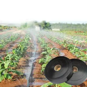 Mangueira de irrigação agrícola, fita de spray para irrigação, micro-chuva, preto, mangueiras de plástico para irrigação e irrigação, 200m, 0,2mm, 32mm