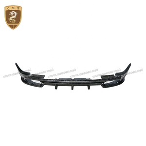 Difusor de labio trasero y delantero de fibra de carbono forjado, faldón lateral, alerón de techo, estilo TYK, Kit de carrocería para Porsche <span class=keywords><strong>Macan</strong></span> <span class=keywords><strong>2020</strong></span> - Product Image 6