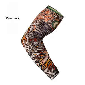 <span class=keywords><strong>Manga</strong></span> Protectora para Brazo con Diseño de Tatuaje para Ciclismo al Aire Libre, Protección Solar, Disponible en Varios Colores - Product Image 3