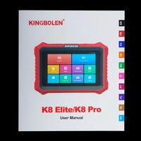 Escáner de Diagnóstico Universal para Automóviles KINGBOLEN K8 PRO, K8pro OBD2 CAN FD, Codificación ECU, Sistema Completo, Pantalla Táctil Android 10.0, Rojo