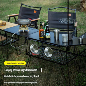 Parrilla Portátil <span class=keywords><strong>Plegable</strong></span> de Carbón para Barbacoa, Estante de Almacenamiento para Ahumador al Aire Libre, para Picnic, Terraza, Camping, Viajes, Apilable - Product Image 2