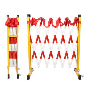 Recinzione di Sicurezza Elettrica per Cantieri - Barriera Protettiva Mobile Estensibile in Fibra di Vetro Isolante Portatile - Product Image 2