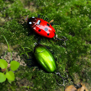 Señuelo de Pesca Flotante con Diseño de <span class=keywords><strong>Escarabajo</strong></span>, Nuevo Diseño del Reino, 23 mm 1.8 g, 29 mm 3.3 g, Señuelo de Pesca de Insectos, Cebo de Pesca Biónico para Pesca de Lucio - Product Image 6