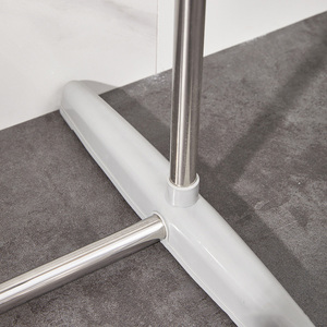 廉价塑料浴室带翼晾衣架洗衣展示架可折叠一层便携式晾衣架 - Product Image 5