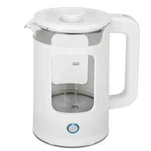 $0.01 sample 360 Auto switch Boil-Dry Protection Glass Electric Kettles Water Boiler with LED Indicator Inner Lid Bottom