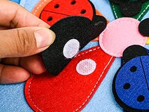 Juguete Educativo para Bebés, Hecho a Mano, de Fieltro Suave, para Niños y Niñas, Primeros Dibujos, Montessori - Product Image 2