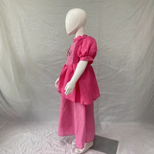 Vestido Color Durazno, Vestido de <span class=keywords><strong>Princesa</strong></span> Flor de Durazno, Vestido Formal para Niña, <span class=keywords><strong>Mario</strong></span> - Product Image 3