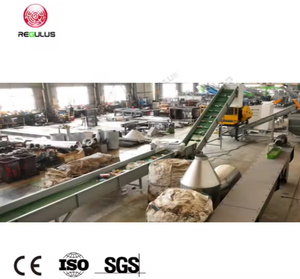 500 kg/h PET Lavadora a vapor caliente Botellas de limpieza Botellas de <span class=keywords><strong>cola</strong></span> Bandejas de comida Línea de reciclaje de lavado - Product Image 2