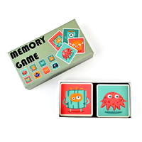 Cartes flash d'apprentissage de la mémoire précoce pour enfants avec impression personnalisée Cartes de jeu assorties à la mémoire pour enfants