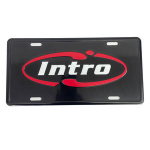 Inserto Personalizzato per Targa Auto con Logo del Concessionario, Targa in Plastica Formato USA, Targa Personalizzata - Product Image 1