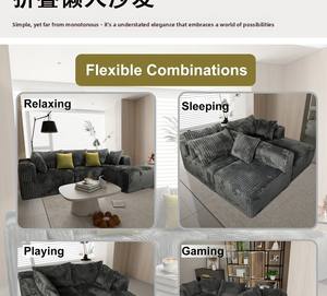 Sofás Modulares para Sala <span class=keywords><strong>de</strong></span> Estar, Modelo 2026, Venta Directa <span class=keywords><strong>de</strong></span> Fábrica, Juego <span class=keywords><strong>de</strong></span> Sofás Envasados al Vacío para Oficinas y Salas <span class=keywords><strong>de</strong></span> Estar - Product Image 6