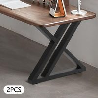 Pieds de table en fer avec cadre en acier industriel moderne pour le bureau, banc de salle à manger, salon, ferme, restaurant, atelier, hôpital