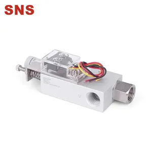 Generador de vacío de aire neumático SNS serie SCV-CK, con silenciador y Micro interruptor