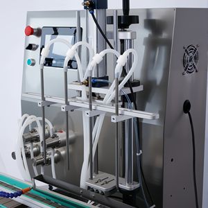4 Nozzles Magnetic Pump Automatic Tabletop Line Liquid Carbonated Cream Drinks <b>Juice</b> Water Essential Oil Filling <b>Machine</b> - Product Image 4