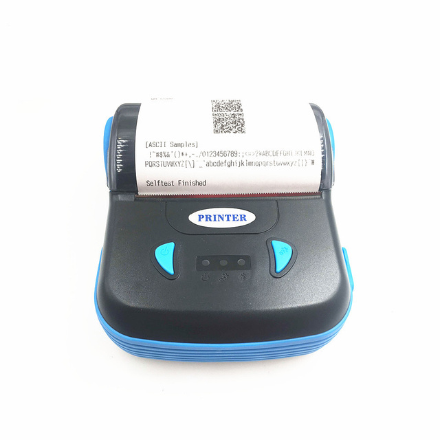 Mini Portable 80mm IOS Android Mobile Thermal Blue/tooth Printer