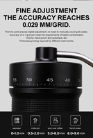 Moulin à café manuel avec 55 niveaux de réglage pour presse française, café filtre, expresso, meule conique en acier inoxydable de 38 mm