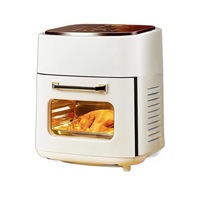 Friteuse à air commerciale Silvercrest 4,5 L, écran tactile, entièrement automatique, protection contre la surchauffe, économie d'énergie, revêtement antiadhésif PTFE