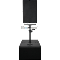 Système audio TN-24/BN-30, haut-parleurs, système de sonorisation, double haut-parleur de 12 pouces, double caisson de basses de 15 pouces, son home cinéma, haut-parleur de club professionnel pour les événements