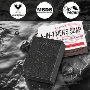 Marque privée Hydratant Nettoyage En Profondeur Bearp Cheveux Corps Sont Nettoyés Protégés <span class=keywords><strong>Meilleur</strong></span> Savon Naturel Blanchissant Hommes - Product Image 3