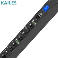 KAILES (KLS) Série PDU intelligente haute puissance 63A AC triphasé 12 prises 200-240VAC Unité de distribution d'alimentation industrielle robuste