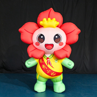 Costume de mascotte gonflable commercial en forme de carthame, en tissu Oxford, pour adulte, personnage de dessin animé, pour événements, défilés et promotion