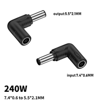 Adaptateur 7450 vers DC 4530 5521 5525 6037 PD 90 degrés coudé 4.5mm * 3.0mm adaptateur de charge mâle pour H-P Dell HP ASUS Lenov